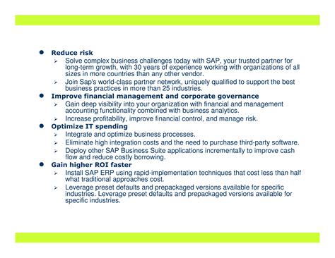 Sap Presentation | PDF