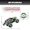 Monster Jam Grave Digger Decals Set Of 7 Grave Digger Monster Truck Logo Skull