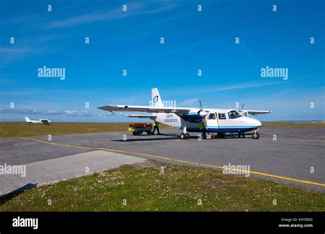 Inishmore Island Airport Aran Islands County Galway Ireland Stock