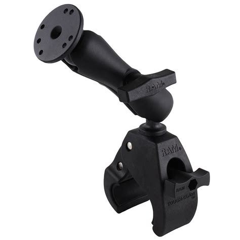 RAM® Tough-Claw™ Large Clamp Double Ball Mount with Round Plate – RAM ...