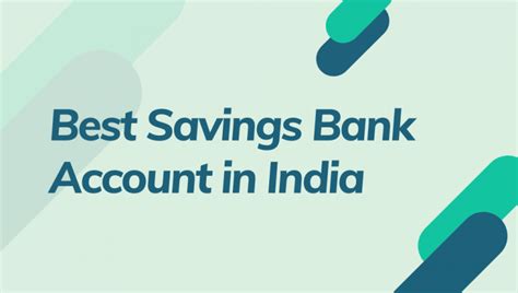 Best Savings Bank Account In India