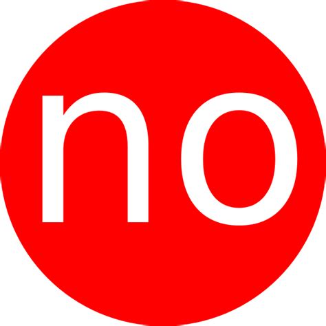 No Circle Clip Art At Vector Clip Art Online Royalty Free