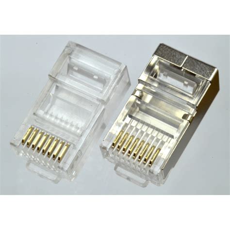 Конектор RJ45 кат. 5е, екранований - купити в Києві, Харкові, Одесі ...