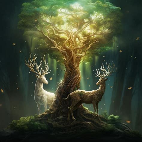 Premium AI Image | Nature's Embrace