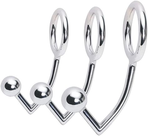 Gtbxfu Metall Analplug Anal Haken Mit Cockring Penisring Prostata Massager Ball Stretcher