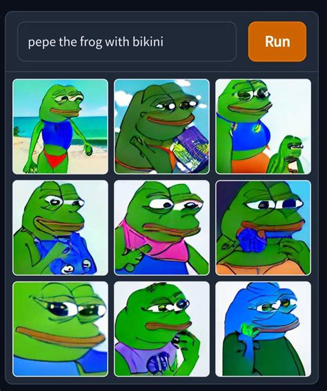 Pepe The Frog With Bikini R Weirddalle
