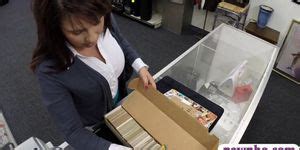 Busty Milf Pawns Her Pussy And Pounded Video Tnaflix