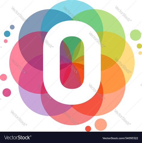 abstract  logo designs concept colorful number vector image