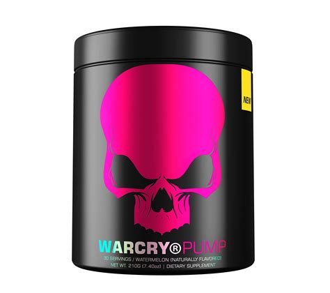 WARCRY Pump - Non-Stim Pre Workout | Pump, Muscular Endurance, Nitric