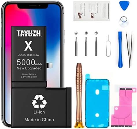 Battery For IPhone X Upgraded 4600mAh Ultra High Capacity New 0 Cycle