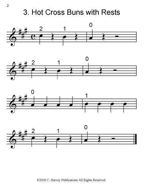 The Hot Cross Buns Book For Violin