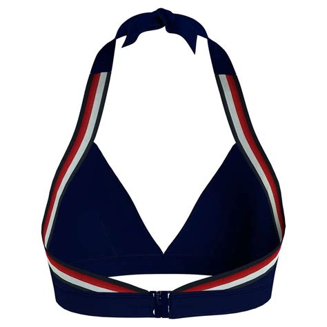 Tommy hilfiger Triángulo Bikini Top Fijo Azul Dressinn