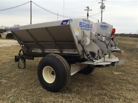 ton pull type lime fertilizer spreader warren spreaders ag ice