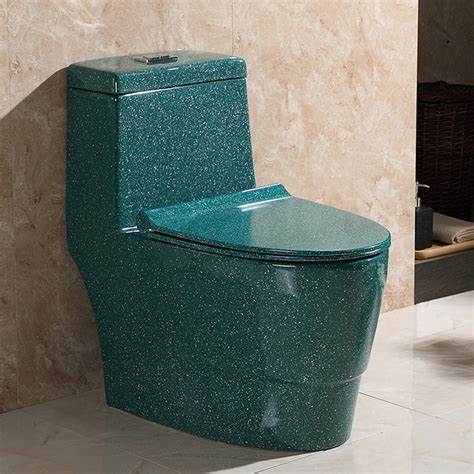 Зеленый унитаз TS-155 купить в интернет-магазине Decoriko