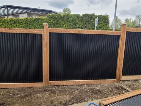 Corrugated Fencing Installation Services Abbotsford Bc