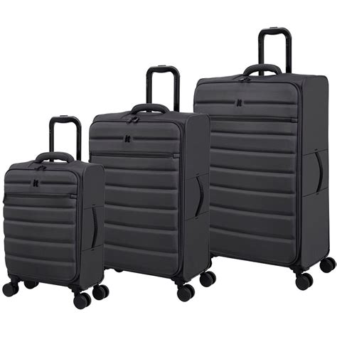 IT Luggage | Soft Shell Luggage | Charcoal | SportsDirect.com