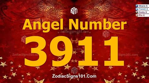 3911 Angel Number Spiritual Meaning And Significance Zodiacsigns101