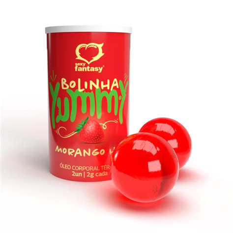 Bolinha Yumm y Hot Capsula Beijável Unid Sexy Fantasy