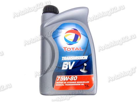 Масло трансмиссионное TOTAL 75W-80 TRANS BV (GL-4) (п/с) 1л купить по ...