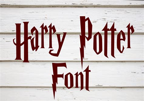 Free harry potter font printable - utahetp