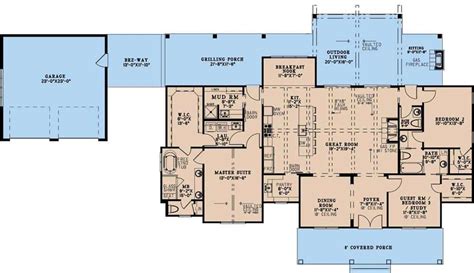 Single Story Farmhouse Style 3 Bedroom Home With Front Porch And Jack