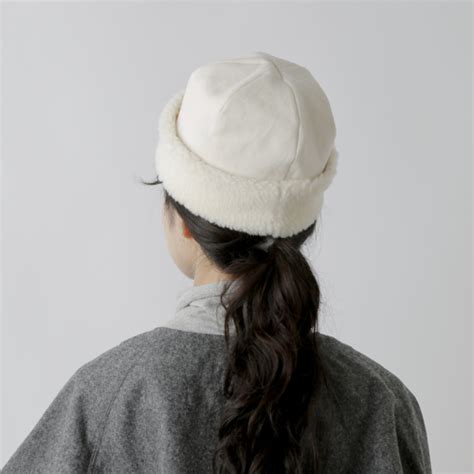 mature ha マチュアーハ オーガニックコットン フード キャップ eco 015wh yo iroma aranciato