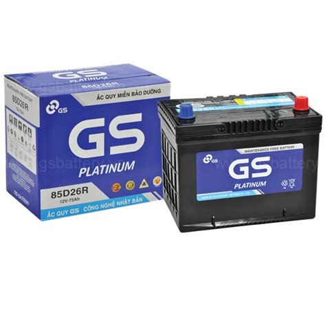 MF Battery 85D26R (12V-75Ah) - Công Ty TNHH Ắc Quy GS Việt Nam