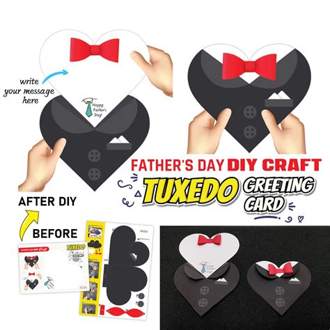 Father Day DIY Craft Greeting Card Kraf DIY Kad Hari Bapa Father S Day