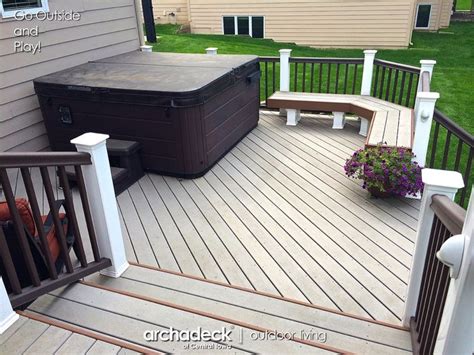 Hot Tub Deck Design Ideas In Urbandale Des Moines