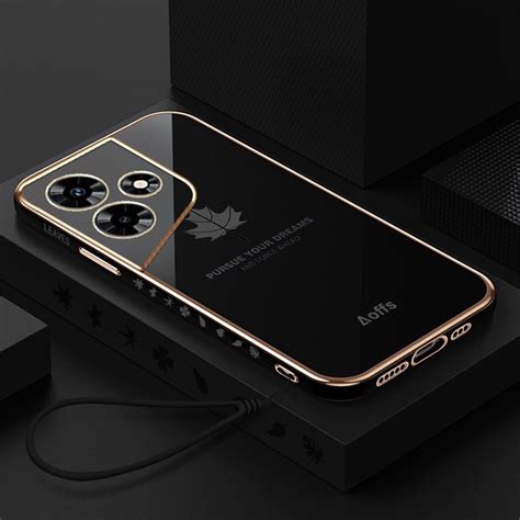 Maple Leaf Style Casing Infinix Smart 8 X6525 Hot 30 Play Hot 30i Tecno Spark Go 2024 Spark 20