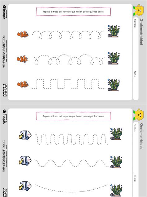 Fichas Grafomotricidad Verano Pdf