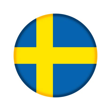 Round Flag Of Sweden 45832842 Png