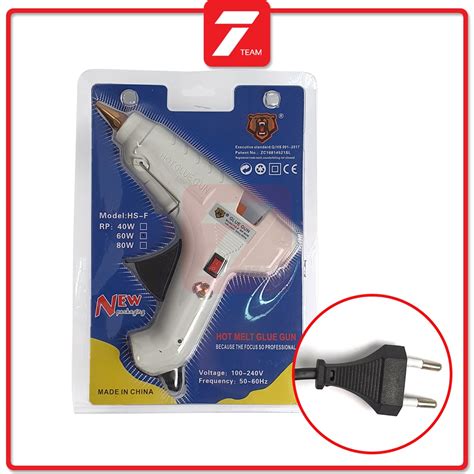 W High Quality Hot Melt Glue Gun Shopee Malaysia