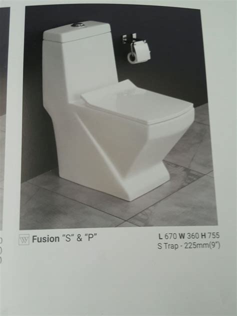 Wqtero Whiteivory Fusion One Piece Toilet At Rs 5000 In Delhi Id