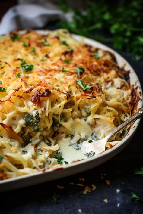 Monterey Chicken Spaghetti Casserole That Oven Feelin