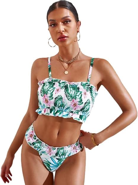 Multi Tropical Floral Longline Bikini Set Atelier Yuwa Ciao Jp