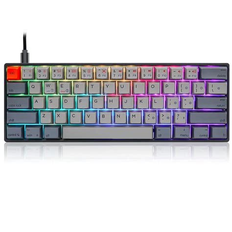 Skyloong Teclado Gamer Mec Nico Pbt Keycaps Hot Swappable Usb Colorido