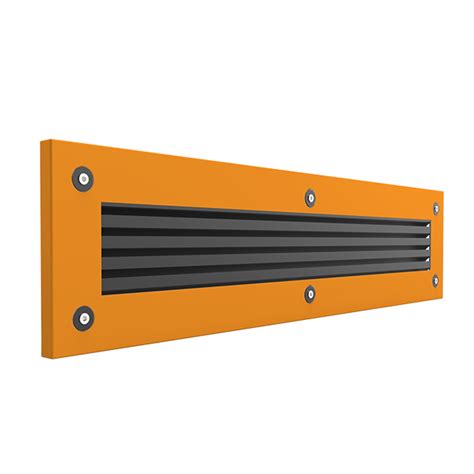 Cover With Louver 800 X 200mm Orange Eltech