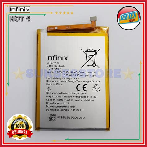 Jual Baterai Batre Battery Infinix Hot X Pro X Bl Ax Bl Ax Mah Original