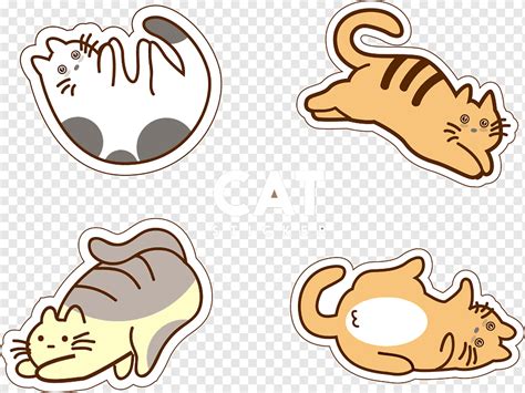 Stiker Kucing Png PNGWing