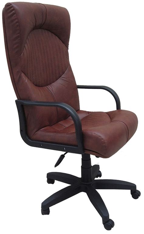 Кресло офисное Гермес Стандарт кожа коричневая купить в Москве ...