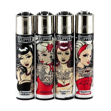 Clipper Rockabilly Pinups Lighters Clipper Lighter Rockabilly