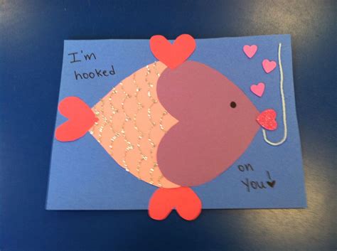 I M Hooked On You Valentine S Day Craft For Pre K