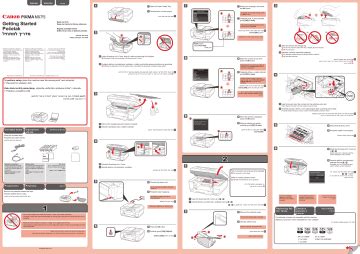 Canon Pixma Mx Quick Start Guide Manualzz