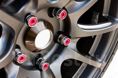 Гайки колесные RAYS VOLK Racing Formula Nut Set, шаг 1,25, красные ...