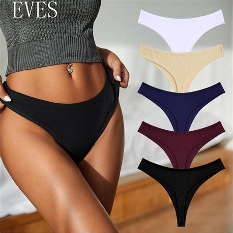 Cotton Thong Soft T Back Panty For Women G String Underwear Low Waist Lingerie Shopee Philippines