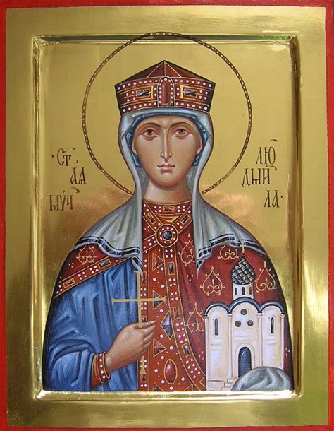 St. Ludmilla Russian Icons, Personal History, Religious Icons, Medieval ...