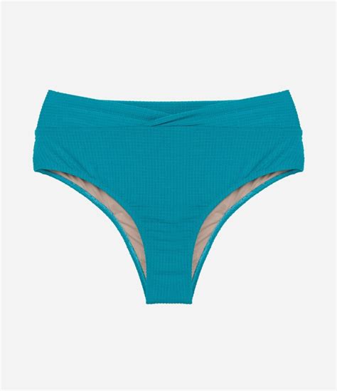 Biquíni Calcinha Hot Pants Texturizada Curve Plus Size Verde