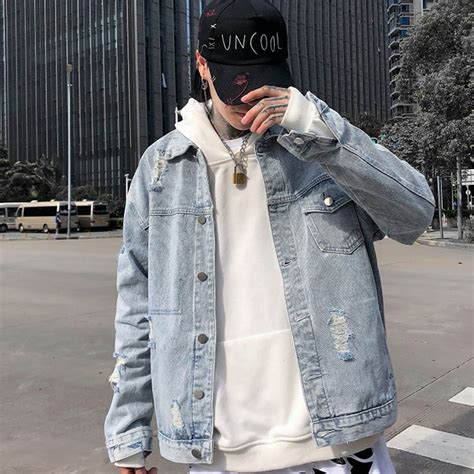 Custom New Design Digital Overall Print Denim Jackets Mens Designer