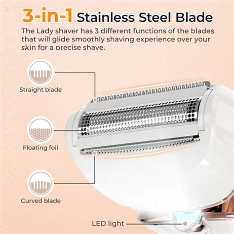 Buy Pritech Cordless Women Hair Removal Trimmer Electric Lady Shaver Razor Bikini Trimmer